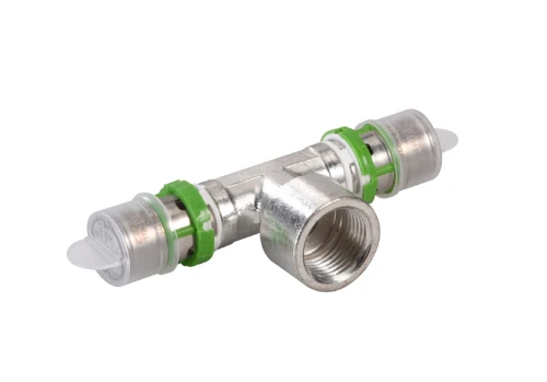Comap MultiSkin pers verloop T-stuk met binnendraad FFF 40 x 5/4 F x 40 mm 7130GW4011440
