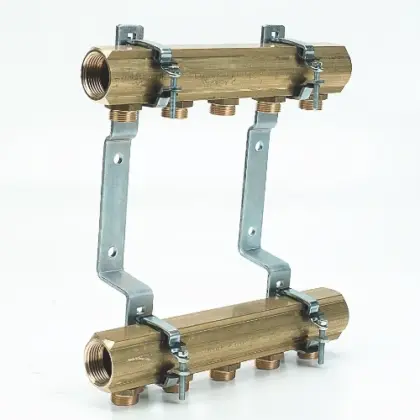 Comap 9800NC09 Comap 9800 voorgemonteerde dubbele collector 4/4 x 9 kr - met nippels M22