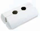 Comap 985500 Comap 9855 dubbele buisrozet hartafstand 35 mm - wit