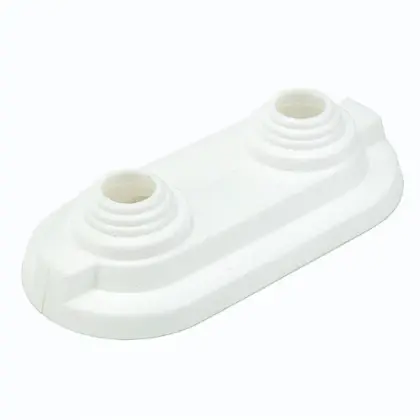 Comap TC985550 Comap TC9855 dubbele afdekrozet 50 mm - wit
