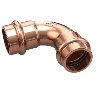 Conex Banninger Persbocht koper 1/2" FF 90° koeltechniek Conex Banninger >B< MaxiPro CMP-0109-000