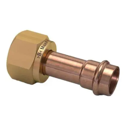 Conex Banninger Persovergangsstuk koper 5/8" x 5/8" flare koppeling koeltechniek Conex Banninger >B< MaxiPro CMP-2033-000
