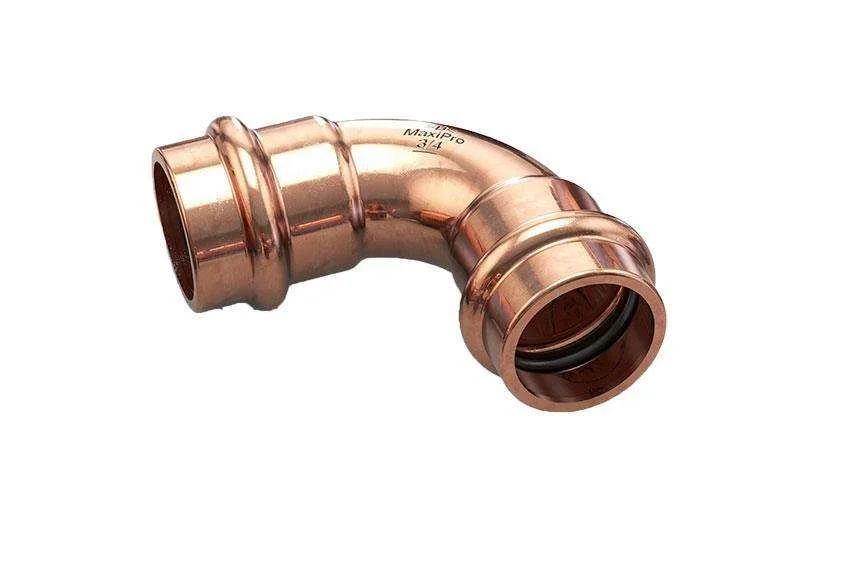 Conex Banninger Persbocht koper 1/4" FF 90° koeltechniek Conex Banninger >B< MaxiPro CMP-0107-000
