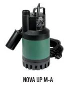DAB Dompelpomp vezelversterkt kunststof Hmax=9.8m Qmax=13.5m3/h met vlotter 1x220-240V stroomkabel=10m DAB NOVA UP 600 MA 60152306.