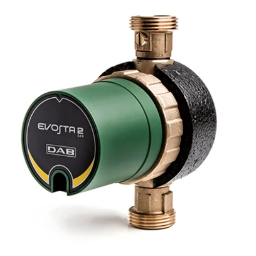 DAB Circulatiepomp DAB Evosta 2 San . L=85mm . Hmax=1.1m . 1/2"F Qmax=19.2m3/h 11/85R 60187267
