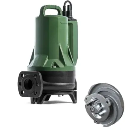 DAB Dompelpomp gietijzer Hmax=24.9m Qmax=5.3m3/h 3x380-440V stroomkabel=10m DAB GRINDER FX 15.11 MNA 60191240