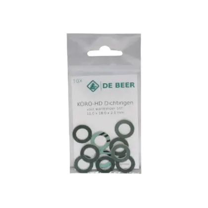 DBJ Koro HD wartel dichting 2 - 45 x 55 x 2 mm (zak 5st) - blauw/groen - prijs per set 153070988