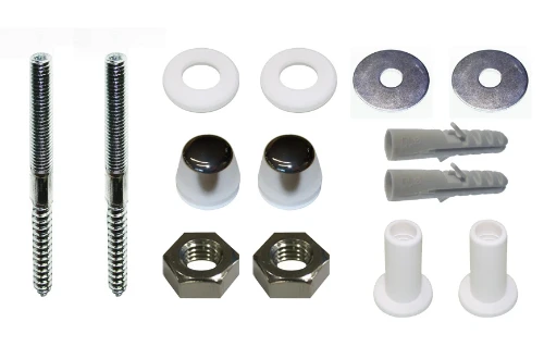DBJ 217090001 DBJ bevestigingsset voor urinoir met kapje M10 x 120 mm chroom - prijs per set