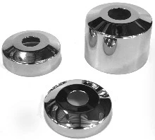 DBJ 342050001 DBJ afdekrozet 1/2 x 6 mm - chroom