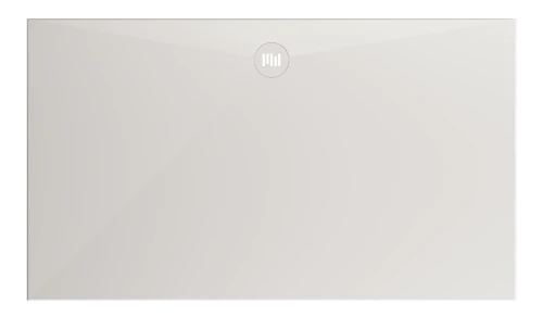 DP.SF.IN.160090.SLS.F001 Solid 2.0 douchebak solid surface 1600 x 900 x 26 mm - wit - met inliggend afdekplaatje