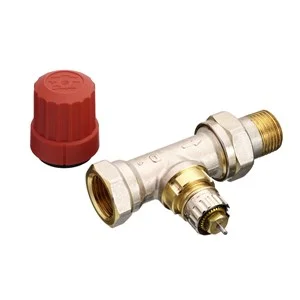Danfoss Rechte radiatorkraan 1/2 danfoss 013G0034