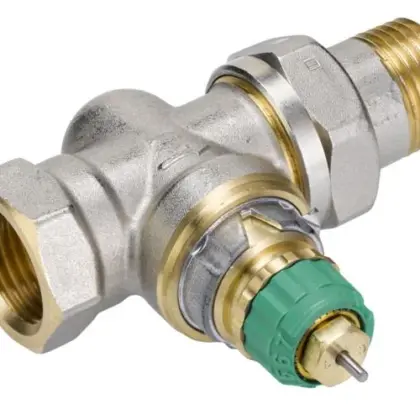 Danfoss Afsluiter RA-DV DN15 recht NF danfoss 013G7714
