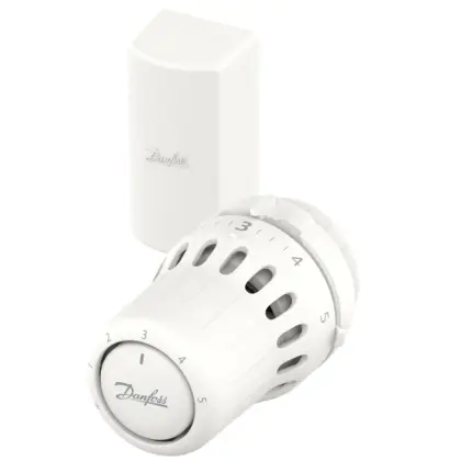Danfoss Radiatorthermostaatknop Danfoss 26 mm wit 8-28°C 015G3082