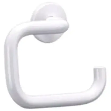 Delabie 4081N ROLHOUDER 20 MM gepolijst U vormig 160 - 120 ! nylon met onzicht. bevestigingen
