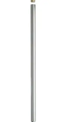 Delabie 4373 PLAFOND STEUN 100 ! CM 20 inox inkortbaar demonteerbare rozet