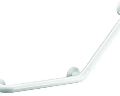 Delabie hoeksteun 135° 32 x 400 x 400 mm - wit nylon 5081N