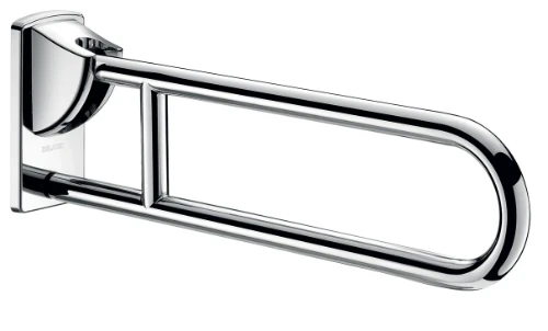 Delabie 510160P Delabie opklapbare handgreep 32 x 650 mm - gepolijst inox - met verborgen bevestiging
