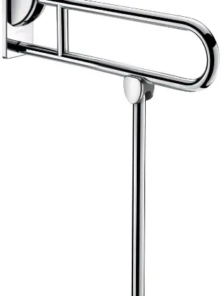 Delabie 510162P DELABIE opklapbare greep met voet gepolijst 650mm gepolijst