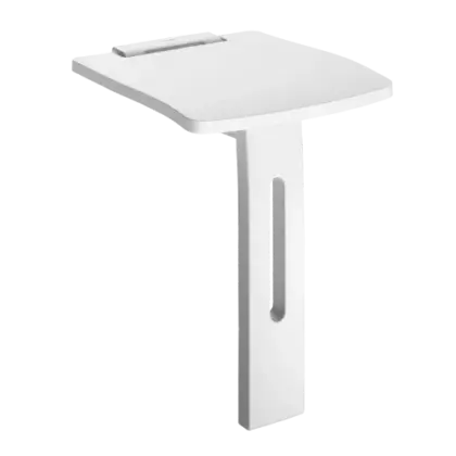 Delabie 510405 Delabie Basic+ opklapbaar douchezitje met voet - wit