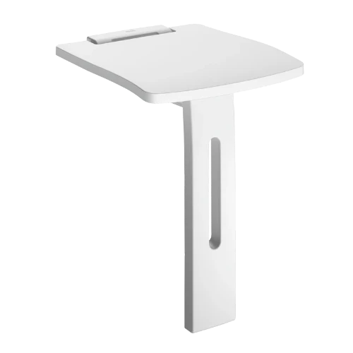 Delabie 510405 Delabie Basic+ opklapbaar douchezitje met voet - wit