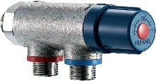 Delabie 733015 Delabie Premix Compact thermostaat 1/2 - debiet 19l/min - ingebouwde terugslagkleppen