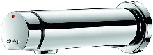 Delabie 741500 Delabie Temposoft 2 wastafelkraan zelfsluitend wandmodel 1/2 M - chroom - debiet 3 l/min