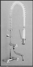 Delabie G6432 KEUKENMENGKRAAN DELABIE 3/4 M wandmodel telescopische bek 250-350 mm - sproeier + flexibel