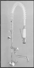 Delabie G6632 Delabie grootkeukenmengkraan 1/2 - chroom - met telescopische uitloopbek - sproeier - flexibel