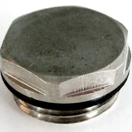 Demeta Radiatorstop met o-ring 1/2 0015