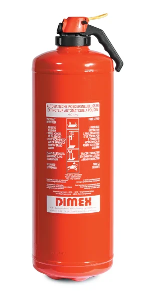 Dimex DPI 12 poederblusser - CO2 drukpatroon Dimex 2012