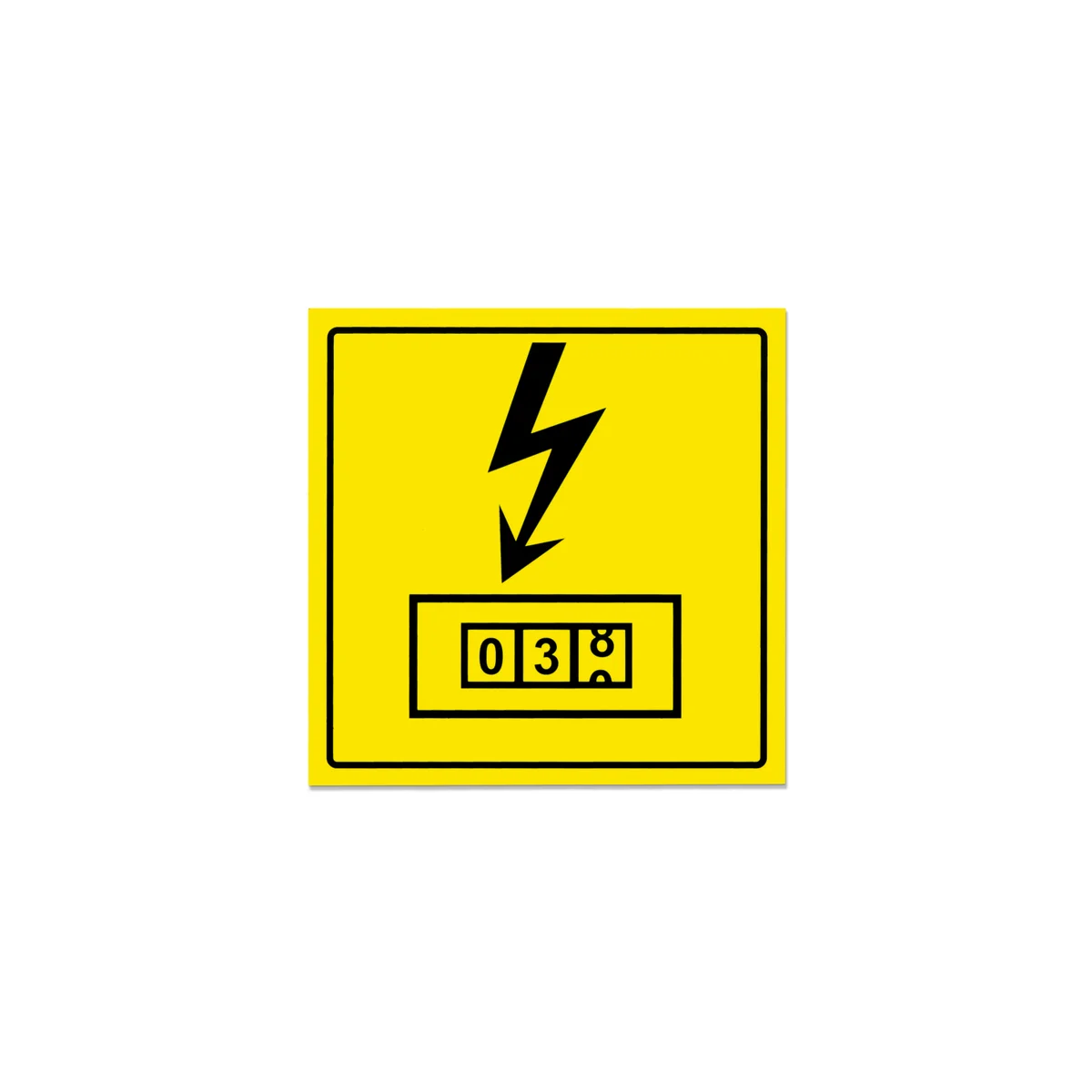 Dimex Pictogram elektriciteit Dimex 5114