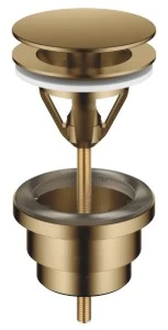 Dornbracht Vaia open afvoerplug 5/4 - Brushed Dark Brass 10126970-39