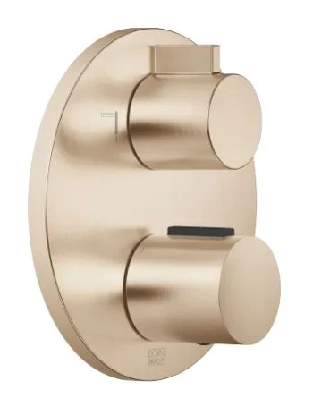 Dornbracht 36426970-27 Dornbracht Universal inbouwthermostaat met 2-weg stopkraan - light gold geborsteld