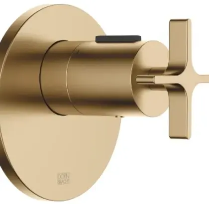 Dornbracht 36501809-39 Dornbracht Vaia xTOOL inbouwthermostaat zonder stopkraan 1/2 - Brushed Dark Brass