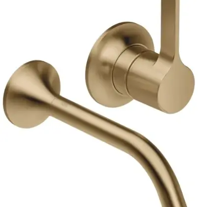 Dornbracht 36860809-39 Dornbracht Vaia wandmengkraan zonder lediging - Brushed Dark Brass
