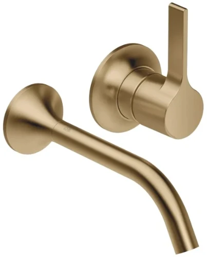 Dornbracht 36860809-39 Dornbracht Vaia wandmengkraan zonder lediging - Brushed Dark Brass