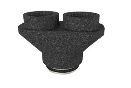 Duco 0000-4334 Duco C-Acces broekstuk 2 x 125 mm → 160 mm