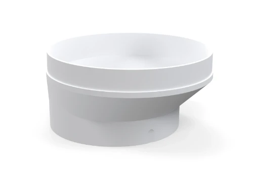 Duco 0000-4543 Duco DucoBox Silent Focus reductiekoppelstuk 160 mm - 125 mm
