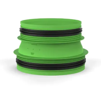Duco 0000-4725 Duco D-Acces aansluitstuk met rubber MM 180 x 160 mm