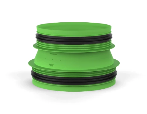 Duco 0000-4725 Duco D-Acces aansluitstuk met rubber MM 180 x 160 mm