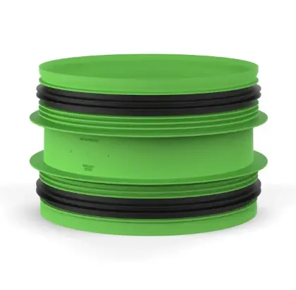 Duco 0000-4726 Duco D-Acces aansluitstuk met rubber MM 180 x 180 mm
