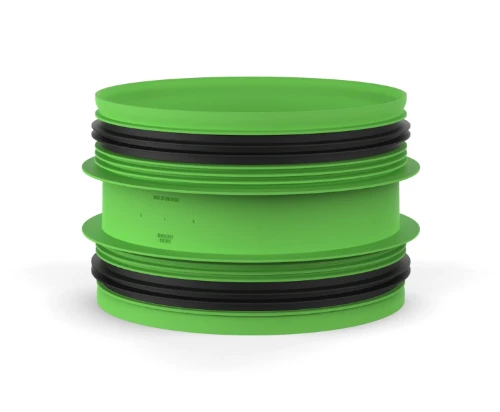 Duco D-Acces aansluitstuk met rubber MM 180 x 180 mm 0000-4726
