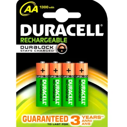 Duracell Batterij ni-mh staych AA 1300mah 4x duracell 163760040