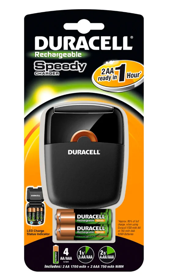 Duracell Lader cef27 1u 2AA+2AAA duracell 163760134
