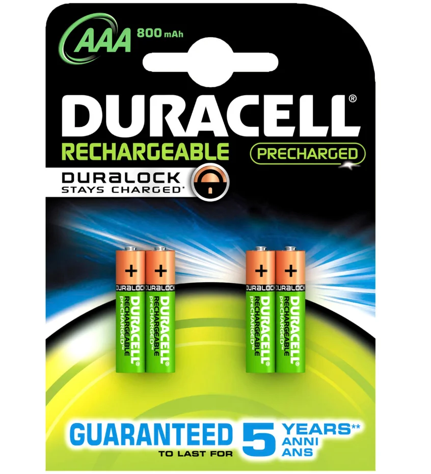 Duracell Batterij ni-mh staych AAA 800mah 4x duracell 163760209