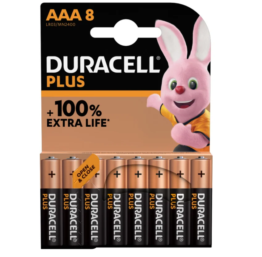 Duracell Niet-oplaadbare batterij Duracell Plus micro 163762116