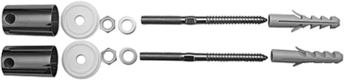 Duravit 0067121000 Duravit Starck 3 bevestigingsset voor uitgietbak - chroom