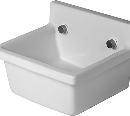Duravit Starck 3 uitgietbak 480 x 425 mm - wit - zonder overloop 0313480000