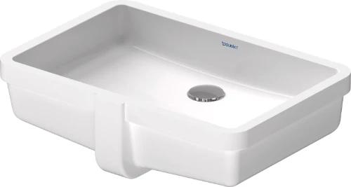 Duravit Vero onderbouwawastafel 525 x 355 mm - wit - zonder kraangat - met overloop - incl. bevestiging 0330480000