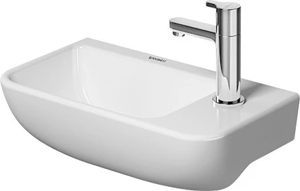 Duravit 0717400000 Duravit ME by Starck handenwasser 400 x 220 mm - wit - met kraangat rechts - zonder overloop